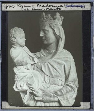 Pisano (Giovanni), Madonna del colloquio (Marmorstatue) (Pisa, Opera del Duomo)