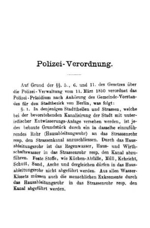 Polizei-Verordnung