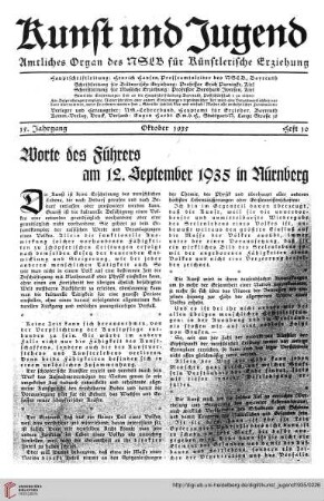 Heft 10 (Oktober 1935)
