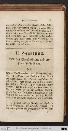 II. Hauptstück