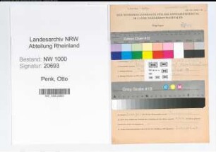 Entnazifizierung Otto Penk, geb. 26.06.1903 (Zugschaffner)