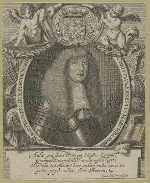 Bildnis des Christianus Ernestus, Markgraf von Brandenburg-Bayreuth