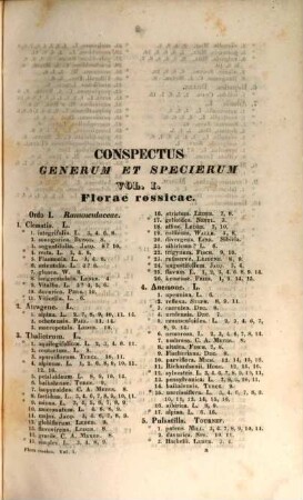 Flora rossica : sive enumeratio plantarum in totius imperii rossici provinciis Europaeis, Asiaticis et Americanis hucusque observatarum, 1