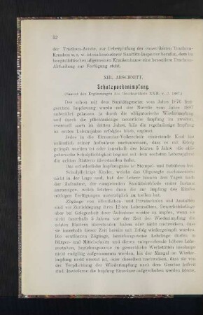 XIII. Abschnitt. Schutzpockenimpfung.
