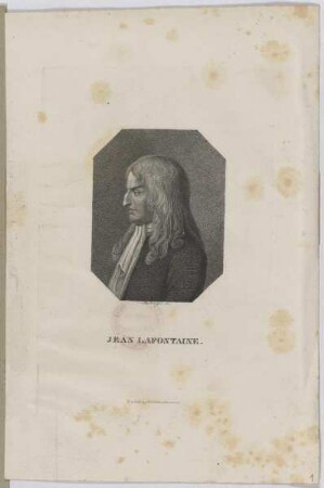 Bildnis des Jean Lafontaine
