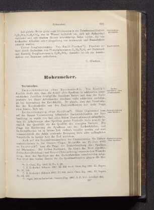 Rohrzucker