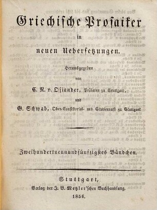 Platon's Werke, 4,3. Die Platonische Kosmik ; 3. Zehn Bücher vom Staate ; 3