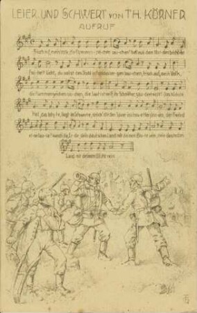 Leier und Schwert von Th. Körner - Aufruf