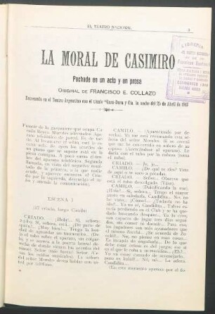 La moral de Casimiro