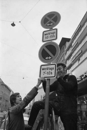 Verkürzung der Be- und Entladezeiten in der Kaiserstraße im Zusammenhang mit der Neuordnung des Verkehrs in der Innenstadt