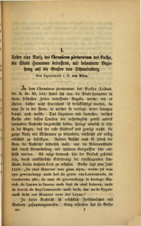 Zeitschrift des Historischen Vereins für Niedersachsen. 1859