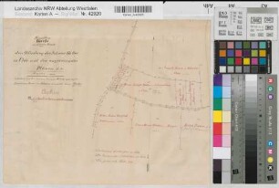 Uelde (Anröchte), Abfindung des Johann Hölter zu Uelde, Brouillonkarte