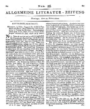 Heinig, J. G.: Natur und Religion in Predigten. Leipzig: Graffé 1801