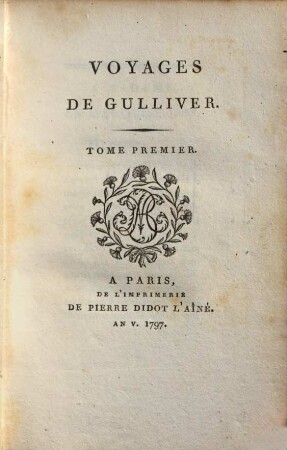 Voyages de Guilliver. 1,1 = 1