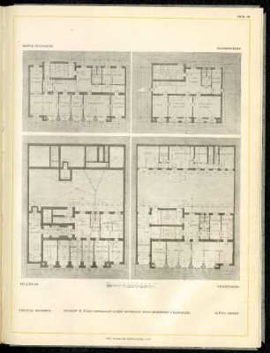 Entwurf zu einem herrschaftlichen Wohnhaus nach gegebener Linearskizze