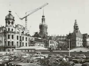 Ehem. Residenzschloß : Baustelle ehem. Residenzschloß (Wiederaufbau begonnen 1991)