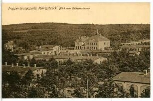 Königsbrück. Truppenübungsplatz, Blick vom Offizierskasino