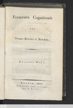 H. 2: Fermenta Cognitionis
