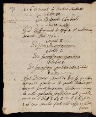 473-514, Caput II.: De jure Sucussionum