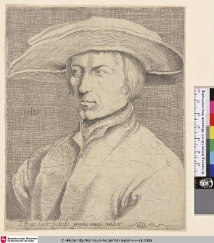 [Sogenanntes ´Selbstbildnis´ des Meisters; Self-portrait of the artist]
