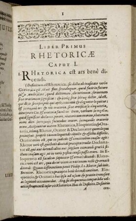 Liber Primus Rhetoricæ