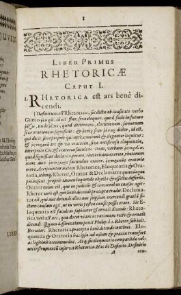 Liber Primus Rhetoricæ