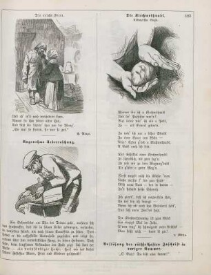 "Die reiche Frau" "Angenehme Ueberraschung" "Die Kirchweihnudl"