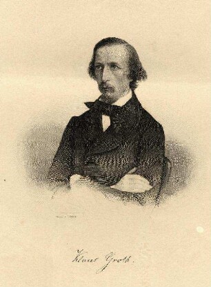 Bildnis von Klaus Groth (1819-1899)