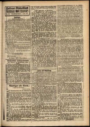 Zweite Ausgabe vom Mittwoch, den 03. Dezember 1919.