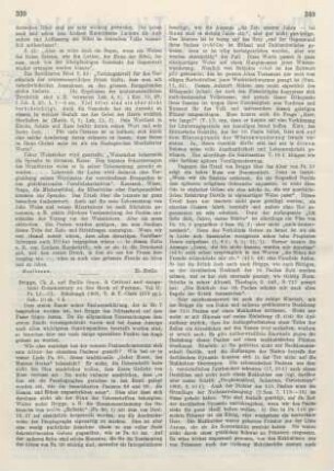 339-341 [Rezension] Briggs, Charles Augustus, A critical and exegetical commentary on the Book of Psalms