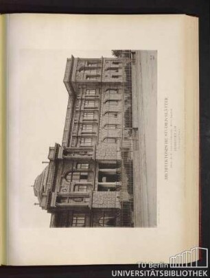 Serie II. No. 46. Staedel'sches Kunstinstitut. Theil der Hauptfront. Frankfurt a./M.