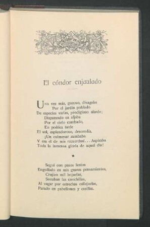 El cóndor enjaulado