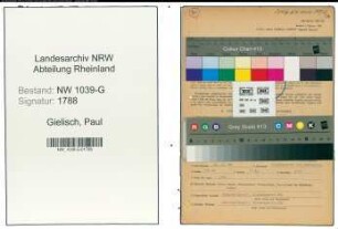 Entnazifizierung Paul Gielisch , geb. 18.12.1895 (Automechaniker)