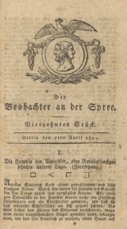 14. Stueck, 5. April 1802