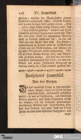 XV. Hauptstück. Von den Gesetzen.