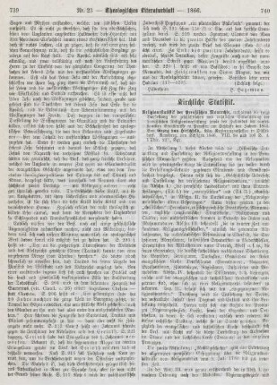 740-741 Kirchliche Statistik