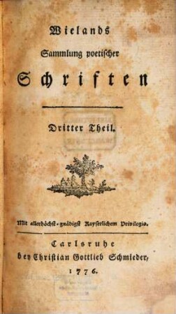 Wielands Sammlung poetischer Schriften, 3