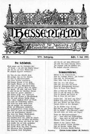 No. 11, 2. Juni 1902