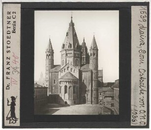 Mainz, Dom : Außenansicht von O