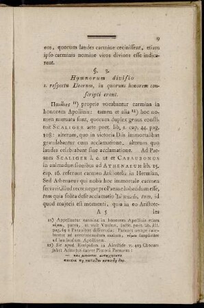 §.. 3. Hymnorum divisio[...]