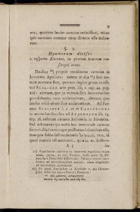 §.. 3. Hymnorum divisio[...]