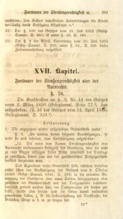 XVII. Kapitel