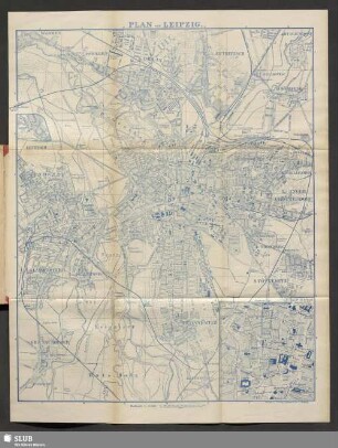 Plan von Leipzig
