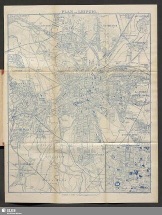 Plan von Leipzig