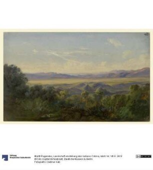 Landschaft am Abhang des Vulkans Colima