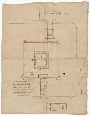 Waldau, Wasserburg Lageplan