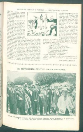 El movimiento político en la provincia - [Fotografía]
