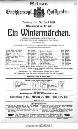 Ein Wintermärchen