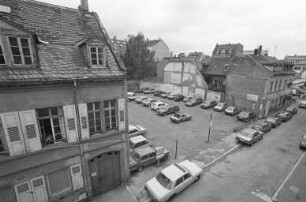 Gemeinderatsbeschluss zum Bau des Parkhauses "Bürgerstraße" mit Wohnhaus- und Ladenreihe