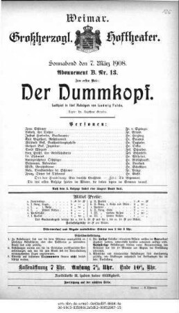 Der Dummkopf